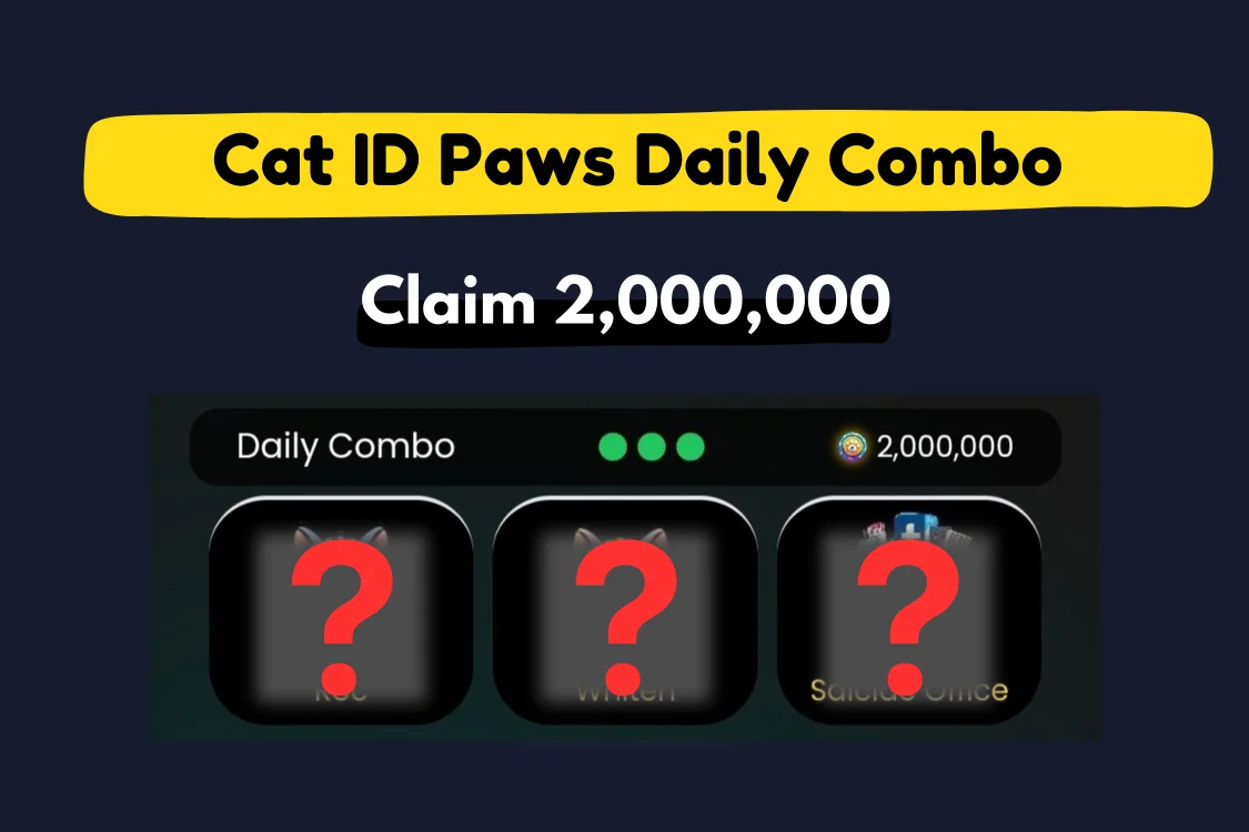 Cat ID Paws Daily Combo Today