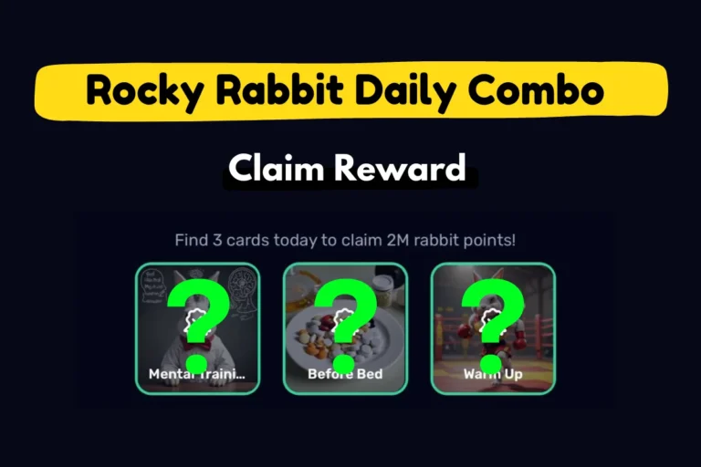 Rocky Rabbit Daily Combo Card Today