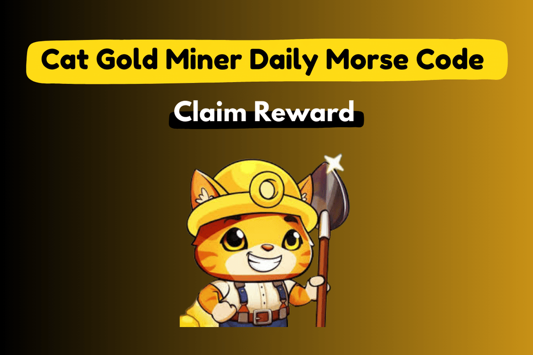 Cat Gold Miner Daily Morse Code