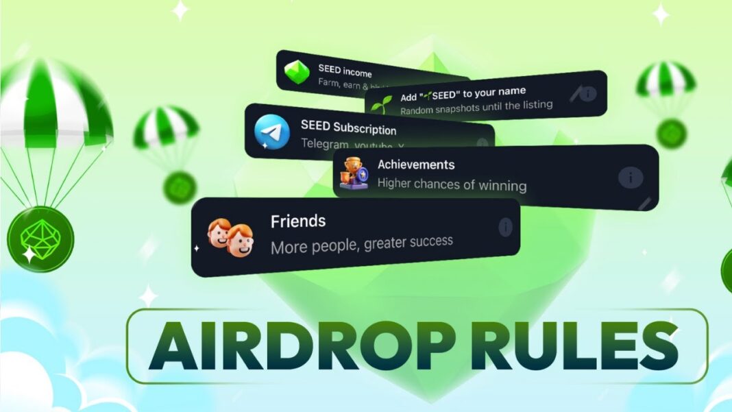 Unlock SEED Airdrop Rules